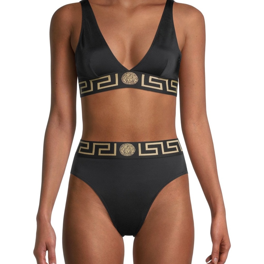 Versace Beachwear Greca bikini set